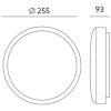 Lampa Natynkowa Plafon LED Kinkiet z Czujnikiem Ruchu i Zmierzchu 10W Barwa Neutralna 4000K IP44 ORBIS Kobi