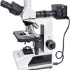 Bresser Optik 5770200 ADL 601 P Mikroskop światła przechodzącego trzyokularowy 600 x światło odbite, światło przechodząc