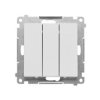 SIMON 55 Wyłącznik potrójny szybkozłącza jasnoszary mat TW31.01/114 KONTAKT SIMON