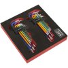 Sealey AK7199 TRX-Star* & Ball-End Hex Key Set 18pc Long Anti-Slip