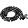 SpeaKa Professional SP-13402972 Spiral cable wrap Black PE 25mm x 1m