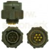 7-way free plug connector (AB05-6200-10-07PF00) - AB Connectors