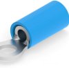 Insulated ring cable lug, 1.25-2.0 mm², AWG 16 to 14, 3.68 mm, M3.5, blue, 320619