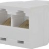 Rozdzielacz telefoniczny RJ45 8P8C 1 gniazdo / 2 gniazda kat.3