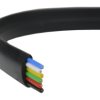 Przewód telefoniczny YTLYp 6x0,12 Cu płaski czarny /100m/