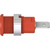 Stäubli 497046-22 SLB4-F63/N-X red safety jack socket 4mm rigid insulated