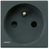 AXOLUTE Gniazdo z uziemieniem 16A antracyt HS4142