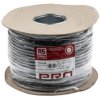 Sieciowy kabel zasilający 4 Core Polichlorek winylu PVC Sheath Czarny 7.04mm od , 300 V, 500 V