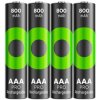 GP RCP80AAA174C4 ReCyko Pro AAA Batteries 800mAh 1.2V Rechargeable 4pieces