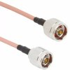Coaxial cable, N plug (straight) to N plug (straight), 50 Ω, RG-142, grommet black, 457 mm, 175101-07-18.00