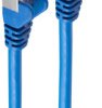 Patch cable, RJ45 plug, straight to RJ45 plug, straight, Cat 6A, S/FTP, LSZH, 0.15 m, blue, BS75711-A0.15B