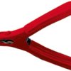 Battery charging pliers, pole sign +, 300 A, 160 mm, red, H 200 ROT VOLLISOLIERT