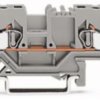 4-wire feed-through terminal, spring-clamp connection, 0.08-2.5 mm², 1 pole, 20 A, 8 kV, blue, 280-634