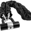 Zapięcie rowerowe, łańcuch Brüder Mannesmann, czarny, Zapięcie kluczykowe