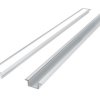 Profil aluminiowy do taśm LED 2000 mm prosty wpuszczany srebrny z kloszem mlecznym PRIME 203679 LED LINE