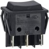 R-TECH 523217 Rocker switch, DPDT, centre-off, momentary both sides, 16A 250V