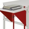Manuflex AU0004.3003 Regulacja wysokości stołu roboczego do stołów roboczych i stołów roboczych, szer. X głęb. 500 x 800
