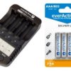 ładowarka everActive NC-1000 PLUS + 4 x R03/AAA everActive 800