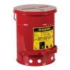 Pojemnik na odpady łatwopalne 53L, kolor: Czerwony, materiał: Stal, Justrite