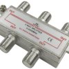 4 Port F-Connector Splitter