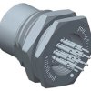 Złącze M12, żeńskie, PIN:12, gniazdo M12A-12PFFP-SF8001