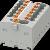 1046973 PTFIX distributor block, 4/12x1.5, grey