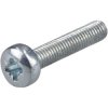 R-TECH 337037 Pozi Pan Head Machine Screws BZP M3 16mm - Pack Of 100