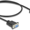 Kabel szeregowy Delock RS-232 D-Sub9 żeński do żeńskiego z wąską obudową złącza 0,5 m