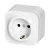 Gniazdo 230V Schuko białe natynkowe - seria TODO