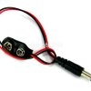 Wtyk Adapter DC 2,1x5,5mm na klips 6F22