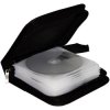 MediaRange BOX50 CD bag holds 24 CDs/DVDs/Blu-rays Nylon Black 164x39x156 mm