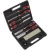 Sealey AK9240 Hammer-Thru Wood Chisel 8pc Set