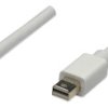 Manhattan Mini DisplayPort kabel Złącze Mini DisplayPort, Złącze Mini DisplayPort 1.00 m biały 324557 styki pozłacane Ka