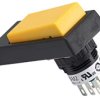 Enabling switch, 2 pole, yellow, unlit , IP40, HE3B-M2