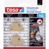 tesa 77904-00000-00 Triangular Adhesive screw removable beige 2pcs