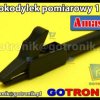 Krokodylek pomiarowy na gniazdo banan 4mm | czarny