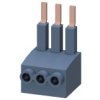 Blok zaciskowy Blok styków zasilania Rozrusznik silnika trójfazowego SIRIUS 3RM1 40 x 24 x 22 mm