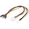 Renkforce RF-4536476 SATA to IDE and Floppy Power Y-Cable 20cm