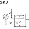 T12-KU grot ścięty typu nóż do kolb lutowniczych T12 Aixun