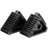 Draper 21131 Rubber Wheel Chocks, 3 Tonne (Pair) - 21131