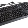 Klawiatura z touchpadem Kompaktowa przewodowa, kolor: Czarny, USB, QWERTZ, Cherry