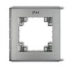 FLEXI Ramka zewnętrzna do wyłączników IP44 srebrny metalik 7FRH KARLIK