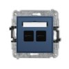 MINI Ładowarka USB podwójna 2xUSB C 30 W max navy blue 64MCUSB-9 KARLIK