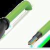 Sensor actuator cable, M12 cable socket, straight, A to open end, 8 pole, 1 m, PUR, green, 1 A, 70168613