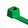 Opaska kablowa długość 100 mm szerokość 2.5mm Zielony HellermannTyton Nylon 66 85 °C -40 °C