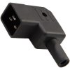 Złącze IEC IEC C20 Montaż na kablu Męski 16A Lewy kąt RS PRO