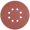 Krążki ścierne 150 mm, K80, 5 szt., z 8 otworami /5kpl./