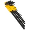 Siegen S01092 Hex Key Set 9pc Extra-Long Metric