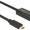 Kabel USB typu C™ wtyczka - wtyczka DisplayPort (DP Alt Mode) 4K 60 Hz 2 m, czarny