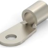 Uninsulated ring cable lug, 10.5-16.8 mm², AWG 6, 5 mm, metal, 323169